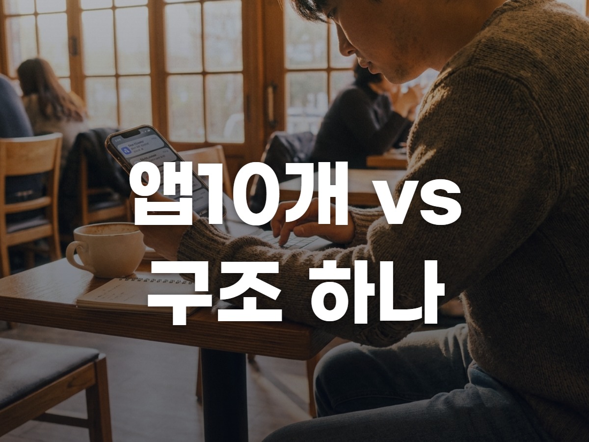 앱테크 한계 2026: 하루 500원짜리 앱 10개 vs 구조 하나, 7월 비교 결산