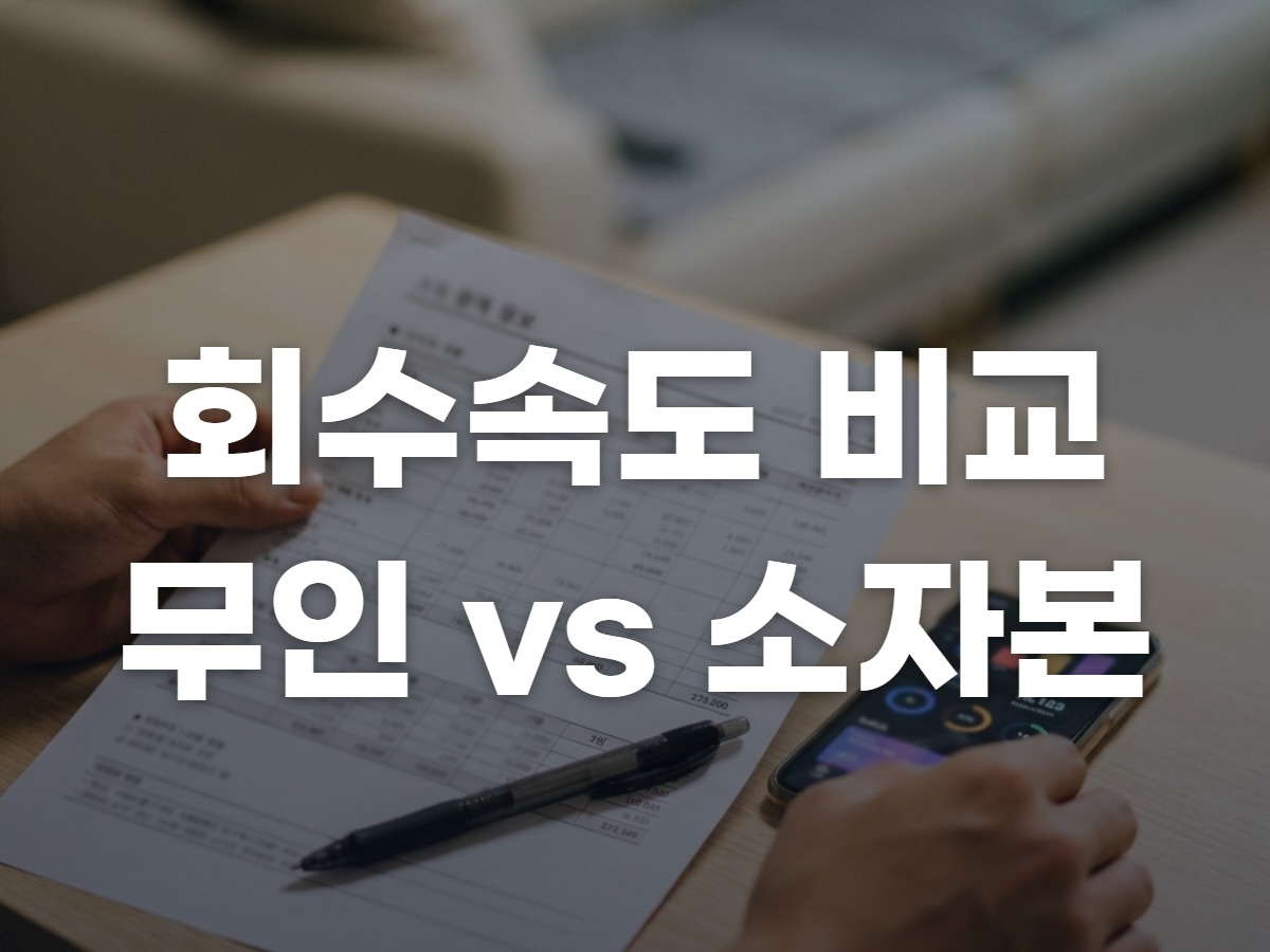 무인점포창업 vs 소자본창업, 회수 속도 비교
